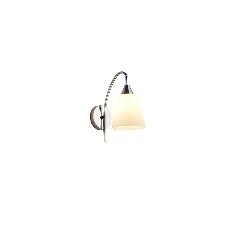 Lámpara de pared de vidrio, apliques de pared, base de metal para luz de pared