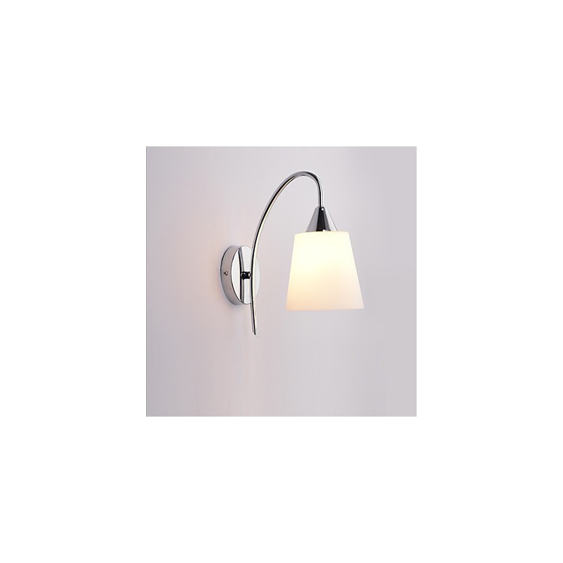 Lámpara de pared de vidrio, apliques de pared, base de metal para luz de pared