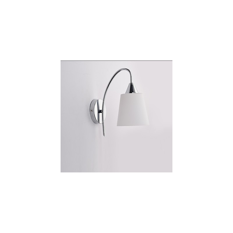 Lámpara de pared de vidrio, apliques de pared, base de metal para luz de pared