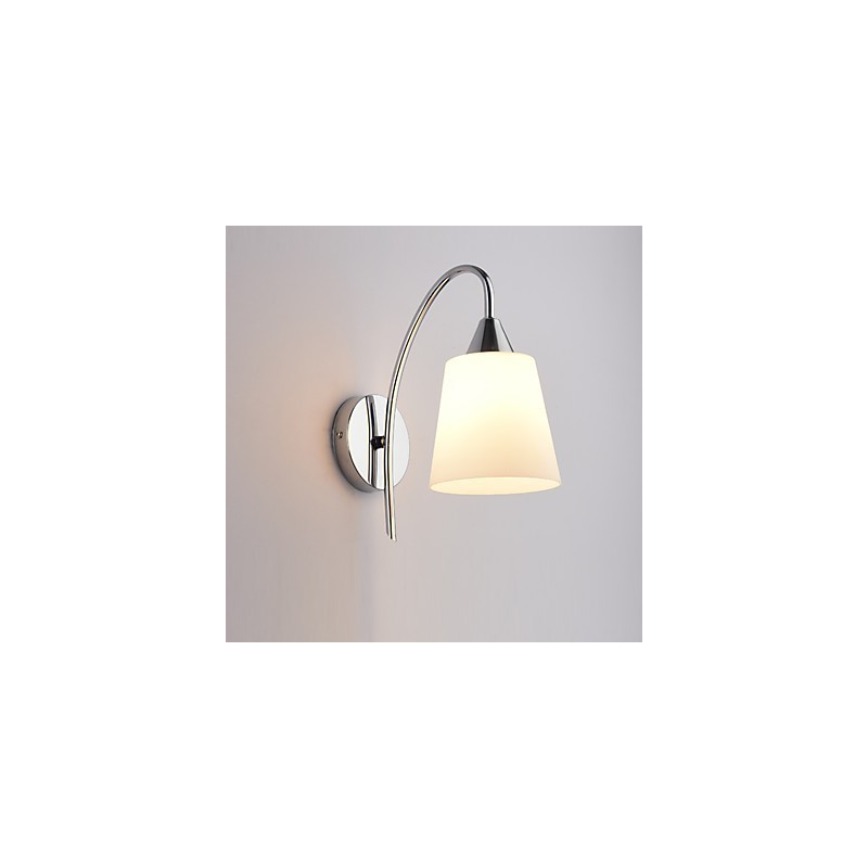 Lámpara de pared de vidrio, apliques de pared, base de metal para luz de pared