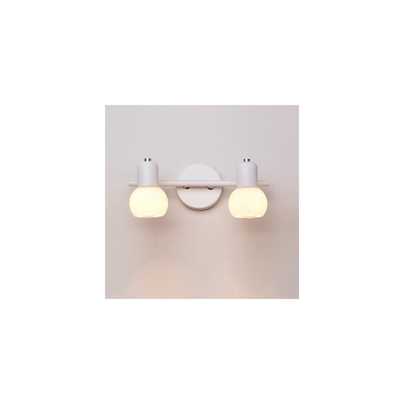 Lámpara de pared de vidrio moderna contemporánea con luz ambiental, apliques de pared, luz de pared