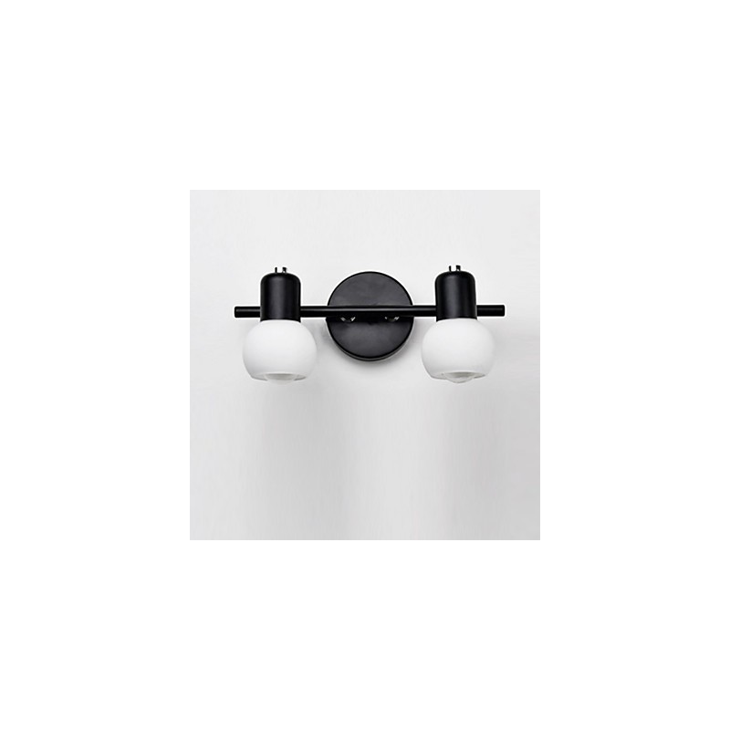 Lámpara de pared de vidrio moderna contemporánea con luz ambiental, apliques de pared, luz de pared