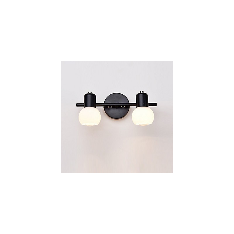 Lámpara de pared de vidrio moderna contemporánea con luz ambiental, apliques de pared, luz de pared