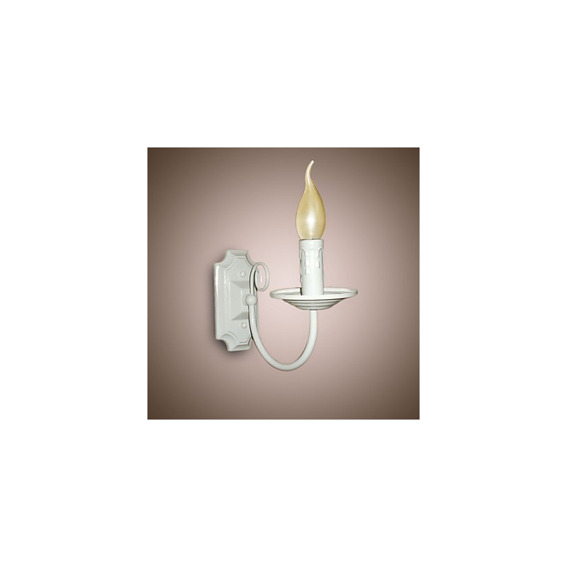 Lámpara de pared moderna y sencilla con forma de vela, lámpara de un solo cabezal, lámpara de noche para pasillo
