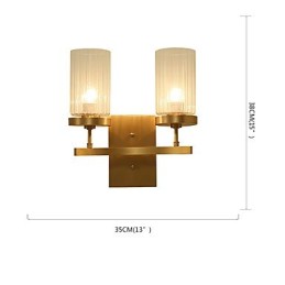 Aplique de pared de latón clásico tradicional de estilo campestre para iluminación ascendente de estilo mini.