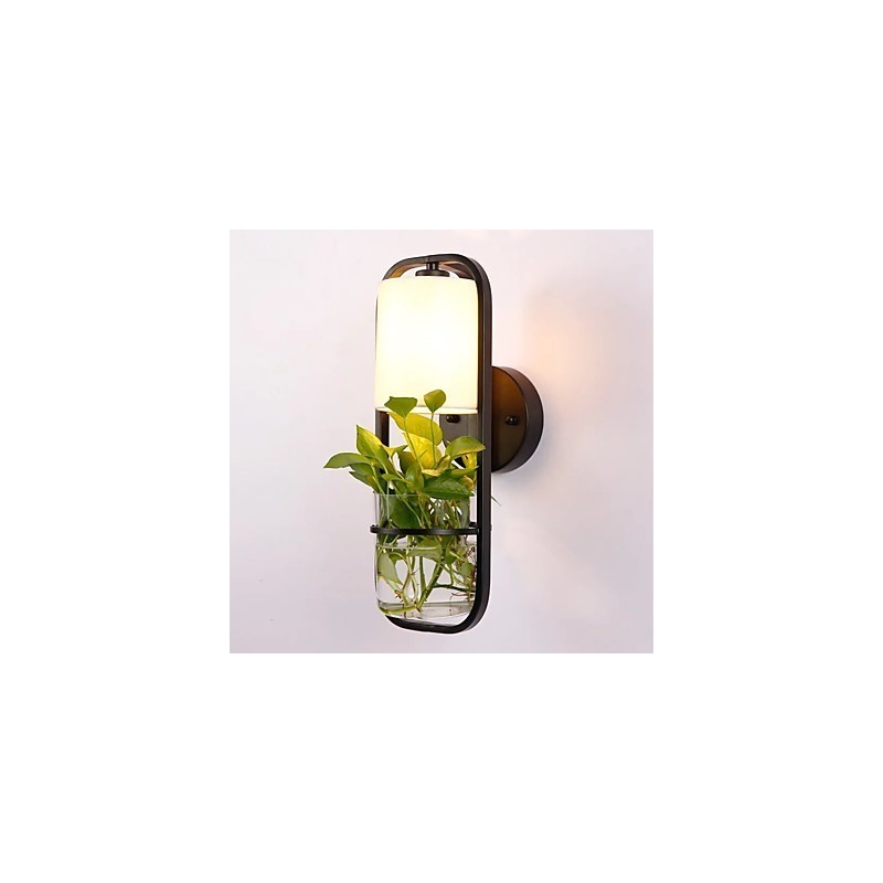 Pintura contemporánea moderna y contemporánea para apliques de pared con luz ambiental.