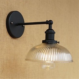 Apliques de pared con luz ambiental y protección ocular de estilo mini con pintura retro campestre