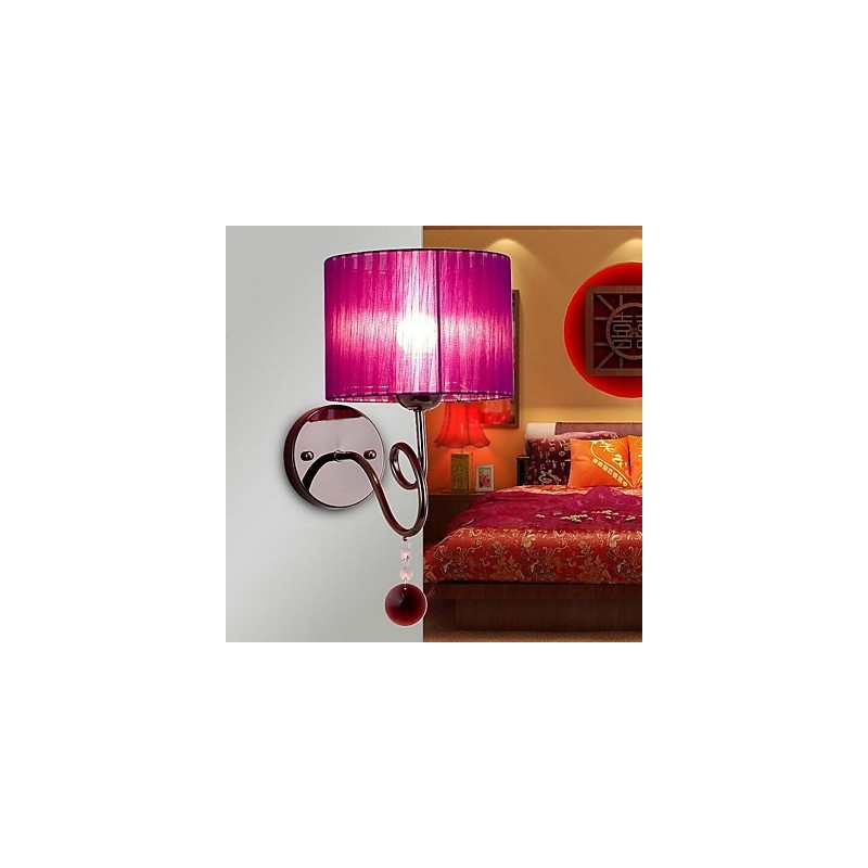 Apliques de pared modernos, contemporáneos, con iluminación ascendente y acabado galvanizado