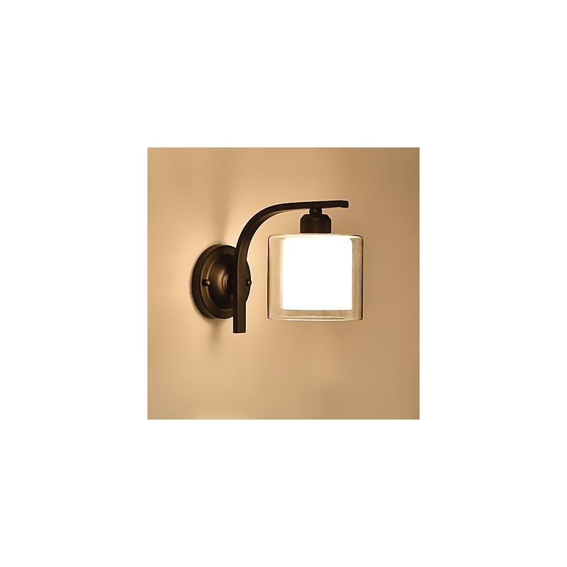 Apliques de pared con luz ambiental, estilo mini, estilo campestre moderno y contemporáneo.