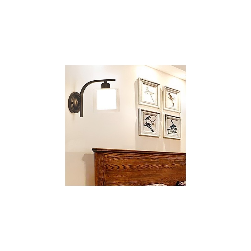 Apliques de pared con luz ambiental, estilo mini, estilo campestre moderno y contemporáneo.