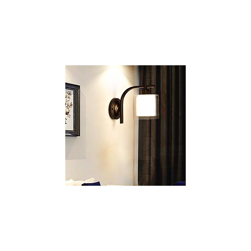 Apliques de pared con luz ambiental, estilo mini, estilo campestre moderno y contemporáneo.