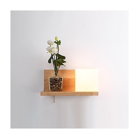 Aplique de pared con luz ambiental de estilo mini con protección para los ojos, estilo campestre