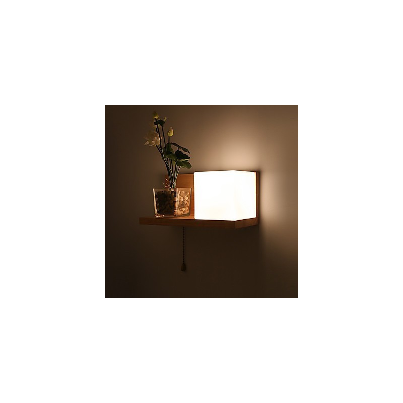 Aplique de pared con luz ambiental de estilo mini con protección para los ojos, estilo campestre
