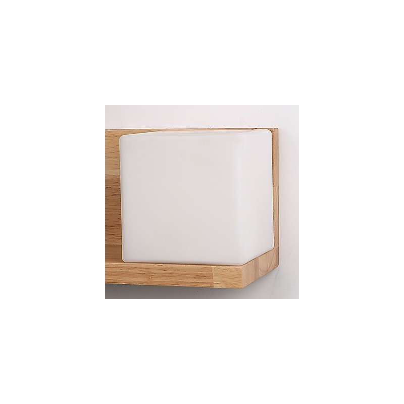 Aplique de pared con luz ambiental de estilo mini con protección para los ojos, estilo campestre