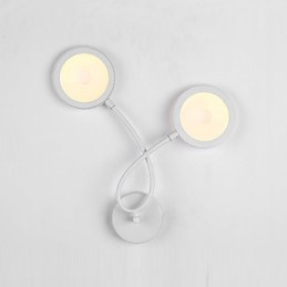 Pintura contemporánea moderna para apliques de pared con luz ambiental.