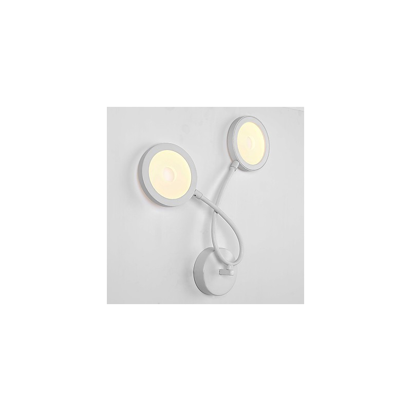Pintura contemporánea moderna para apliques de pared con luz ambiental.