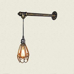 Apliques de pared vintage tipo loft con interruptor, estilo industrial Edison, estilo simplicidad, base de metal.