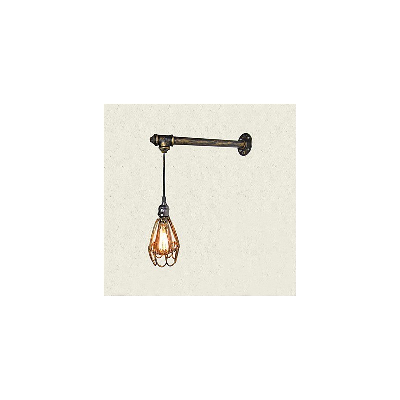 Apliques de pared vintage tipo loft con interruptor, estilo industrial Edison, estilo simplicidad, base de metal.