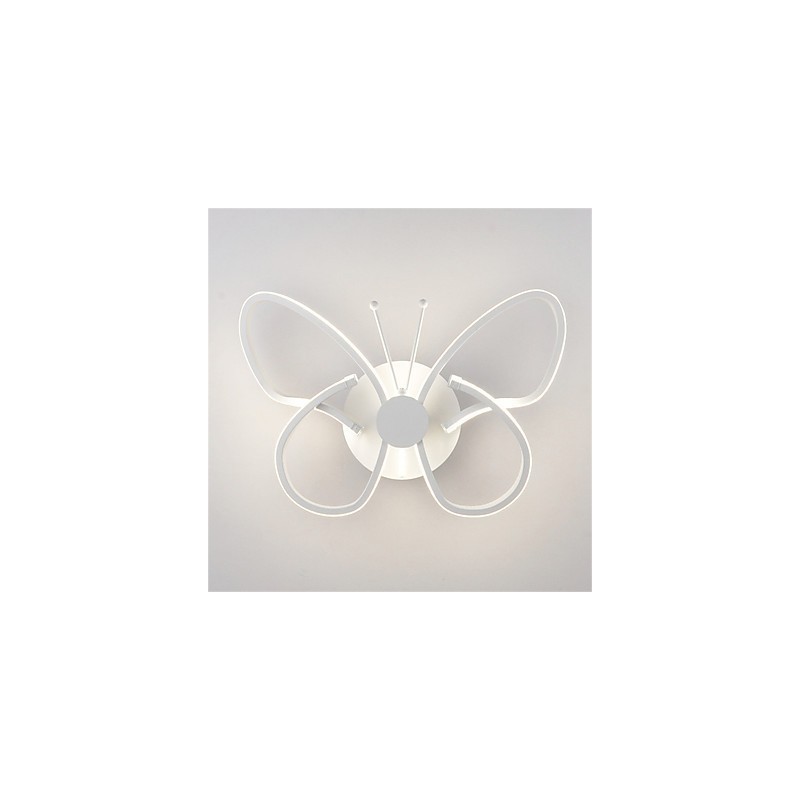 Lámparas de pared modernas con forma de mariposa, creativas, de metal y acrílico, para sala de estar, pasillo, dormitorio, hotel, habitación, lámpara de noche.