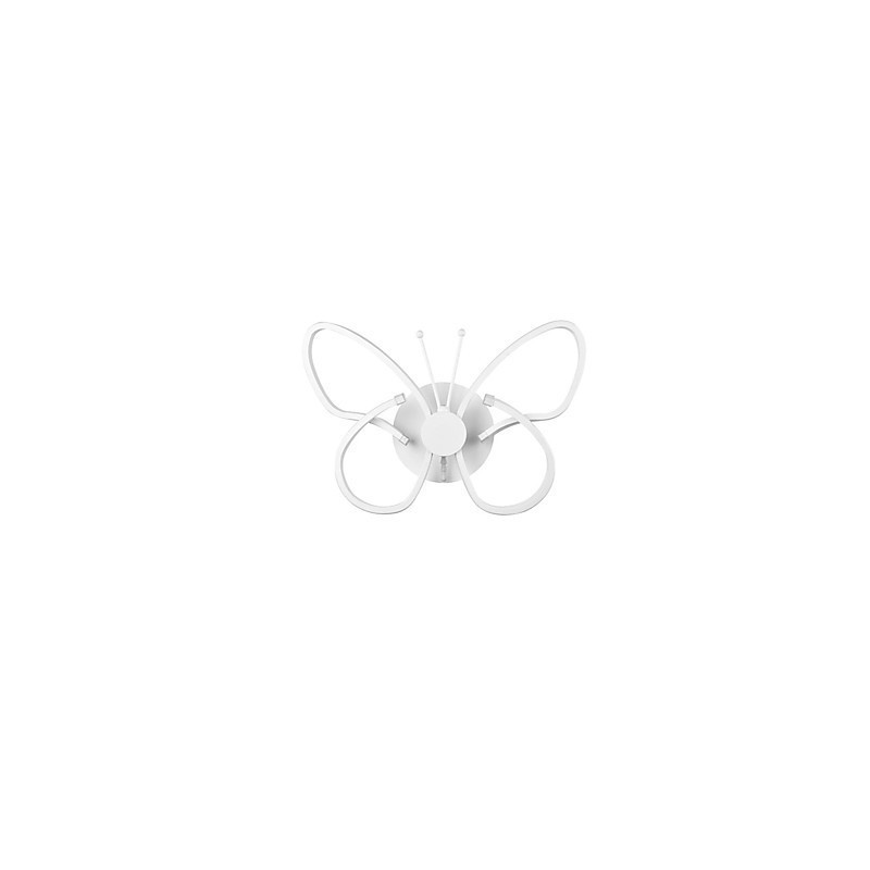 Lámparas de pared modernas con forma de mariposa, creativas, de metal y acrílico, para sala de estar, pasillo, dormitorio, hotel, habitación, lámpara de noche.