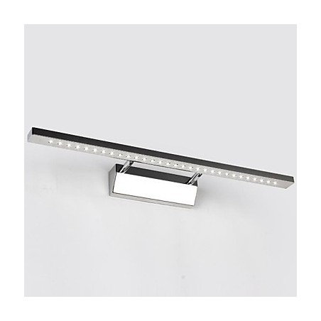 Lámpara de pared moderna y contemporánea con acabado galvanizado para iluminación de baño con luz descendente Lámpara de pared moderna y contemporánea con acabado galvanizado para iluminación de baño con luz descendente