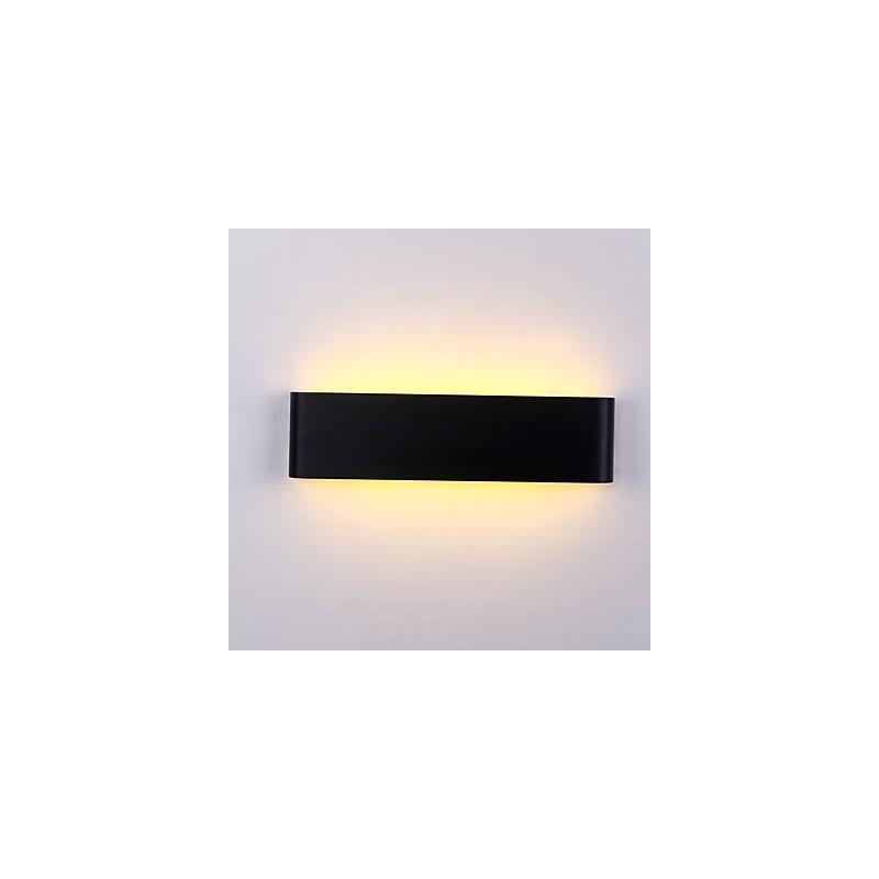 Apliques de pared modernos contemporáneos de metal de 24 cm
