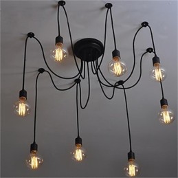 Colgante de flor de belleza de 8 cabezas estilo retro americano