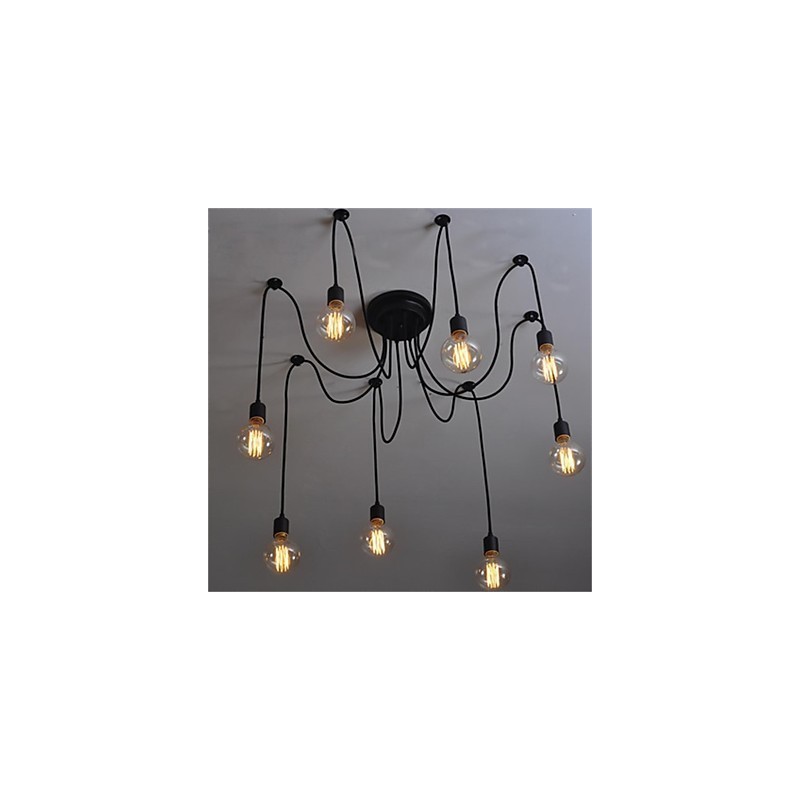 Colgante de flor de belleza de 8 cabezas estilo retro americano