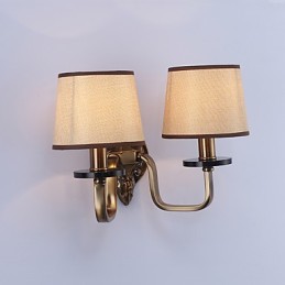 Apliques de pared con luz descendente, tradicionales, clásicos, galvanizados, con protección ocular