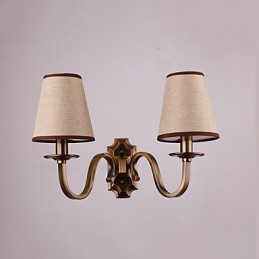 Apliques de pared con luz empotrada, clásicos tradicionales, galvanizados, para protección ocular.