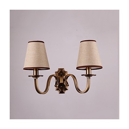 Apliques de pared con luz empotrada, clásicos tradicionales, galvanizados, para protección ocular.