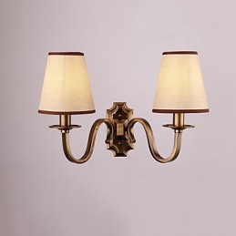 Apliques de pared con luz empotrada, clásicos tradicionales, galvanizados, para protección ocular.