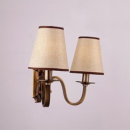 Apliques de pared con luz empotrada, clásicos tradicionales, galvanizados, para protección ocular.