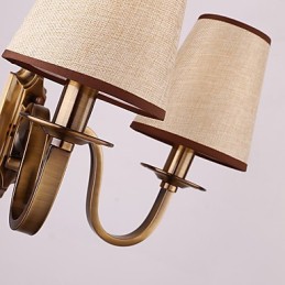 Apliques de pared con luz empotrada, clásicos tradicionales, galvanizados, para protección ocular.