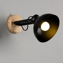 Aplique de pared con pintura rústica clásica tradicional para iluminación ambiental.