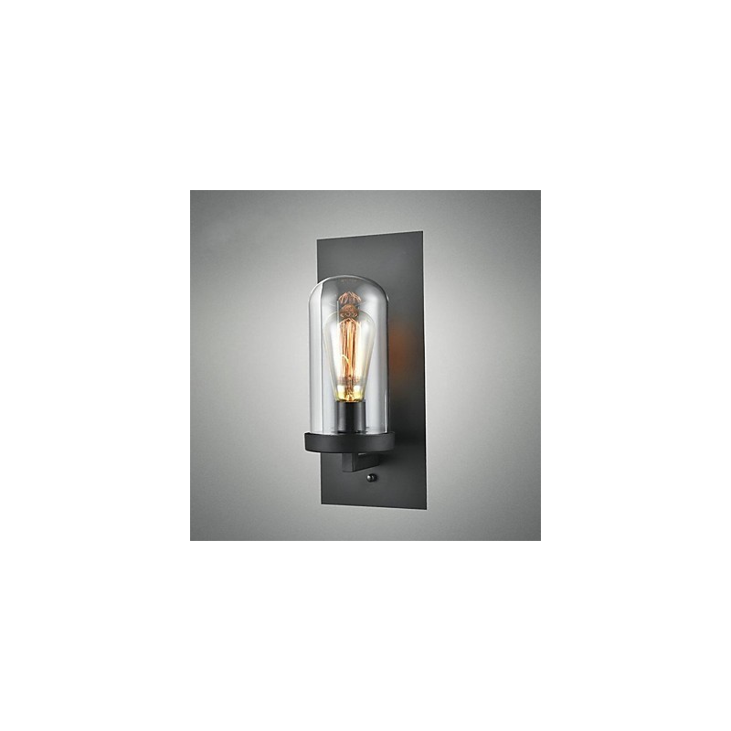 Lámpara de pared Edison de un solo cabezal de cristal con diseño de pasillo y escaleras de estilo americano minimalista y moderno creativo para restaurante y bar.