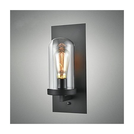 Lámpara de pared Edison de un solo cabezal de cristal con diseño de pasillo y escaleras de estilo americano minimalista y moderno creativo para restaurante y bar. Lámpara de pared Edison de un solo cabezal de cristal con diseño de pasillo y escaleras de estilo americano minimalista y moderno creativo para restaurante y bar.