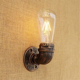 Lámpara de pared con luz ambiental estilo mini con pintura retro campestre