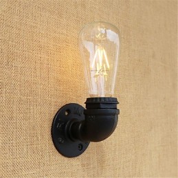 Lámpara de pared con luz ambiental estilo mini con pintura retro campestre