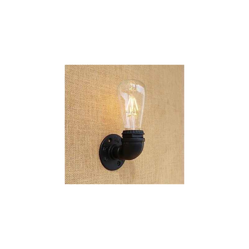 Lámpara de pared con luz ambiental estilo mini con pintura retro campestre