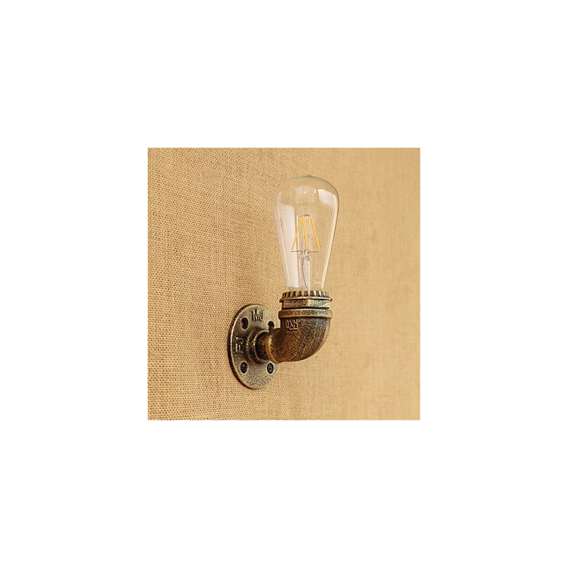 Lámpara de pared con luz ambiental estilo mini con pintura retro campestre