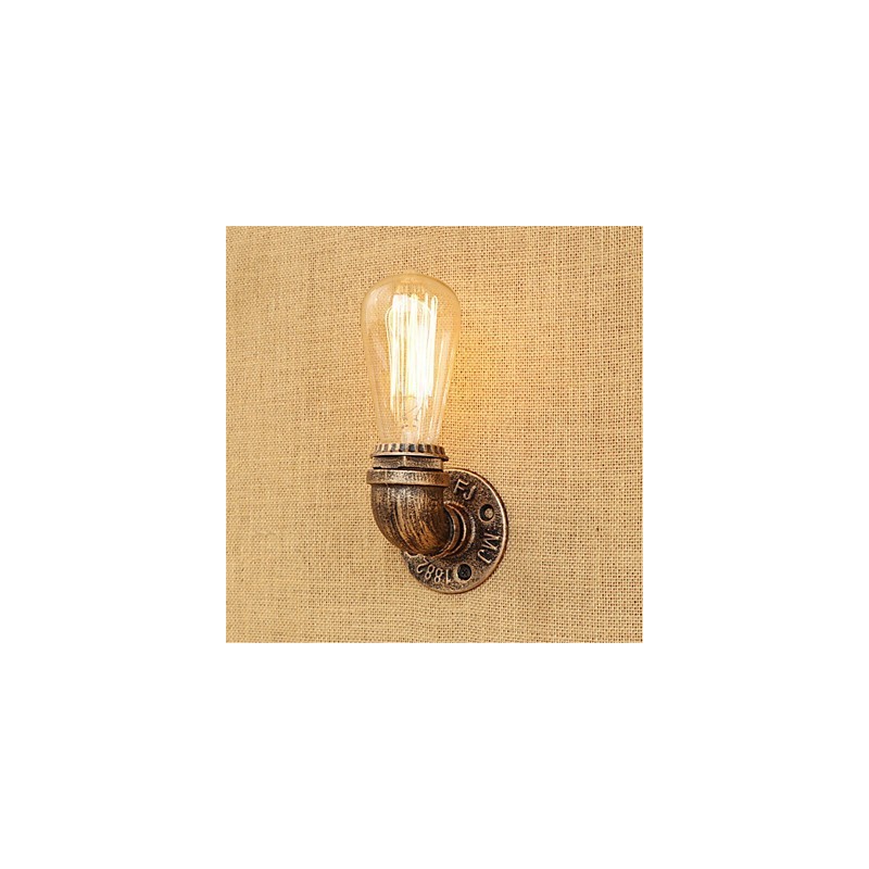 Lámpara de pared con luz ambiental estilo mini con pintura retro campestre