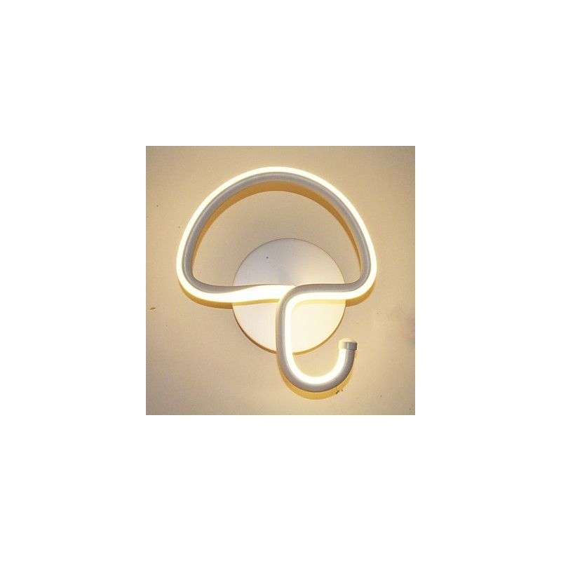 Lámpara minimalista moderna, lámpara de noche para dormitorio, pasillos, proyecto de hotel, iluminación, lámpara de pared circular de aluminio.