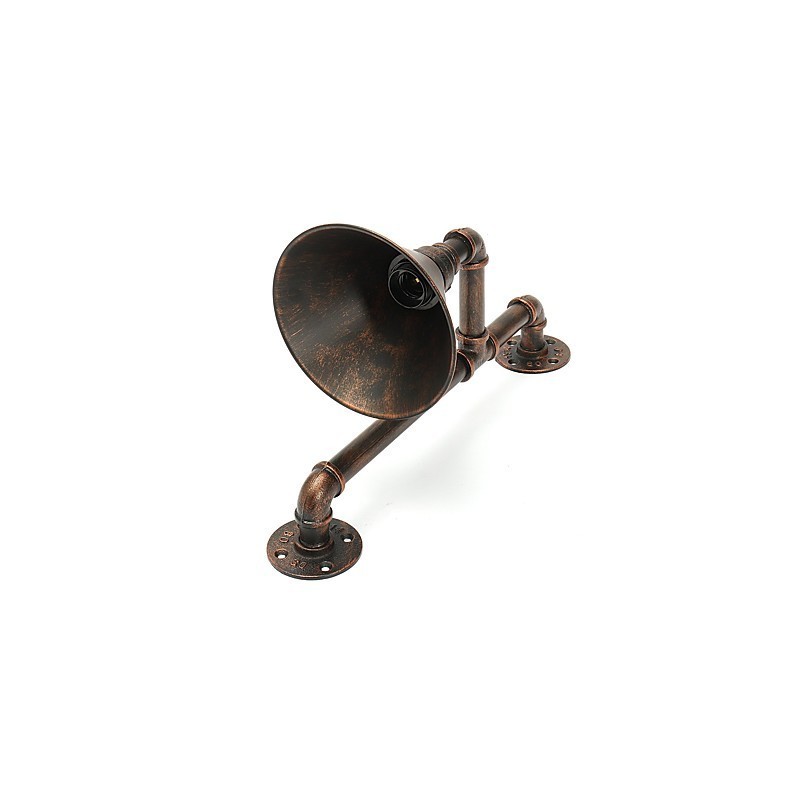 Lámparas de pared con forma de tubería de agua, estilo industrial retro, creativas, de metal, para restaurantes, cafeterías, bares, mesas de bar, apliques de pared.