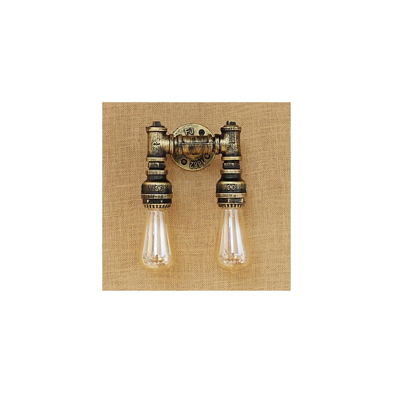 Apliques de pared con luz ambiental estilo mini con pintura retro rústica de estilo campestre.