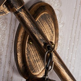 Característica de pintura rústica de cabaña para apliques de pared de estilo mini, luz de pared C