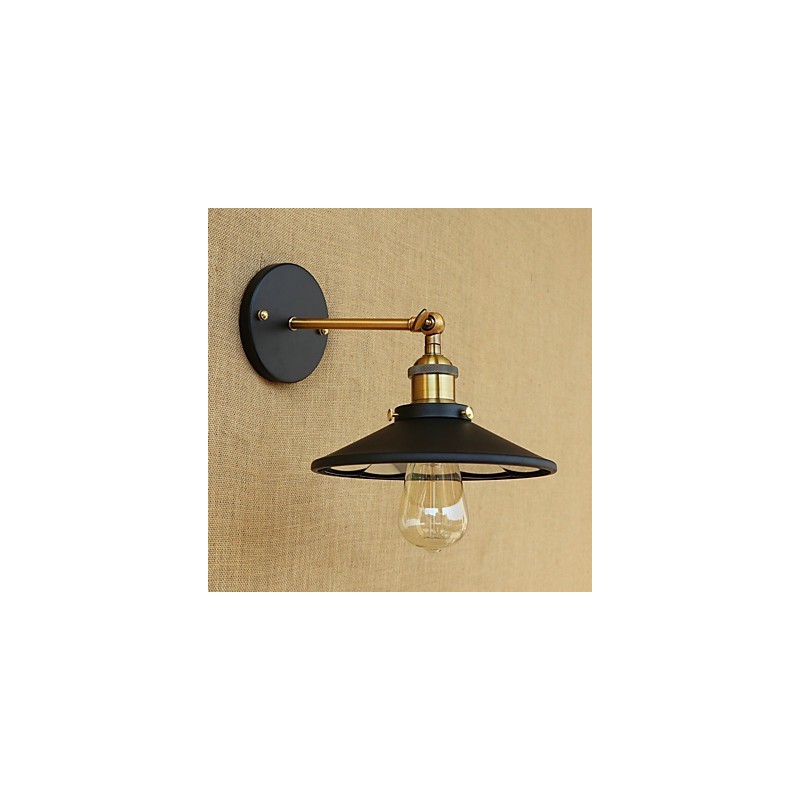 Aplique de pared con luz ambiental estilo mini con pintura retro campestre