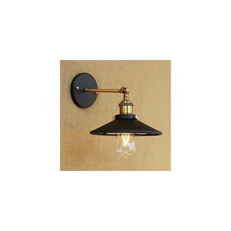 Aplique de pared con luz ambiental estilo mini con pintura retro campestre
