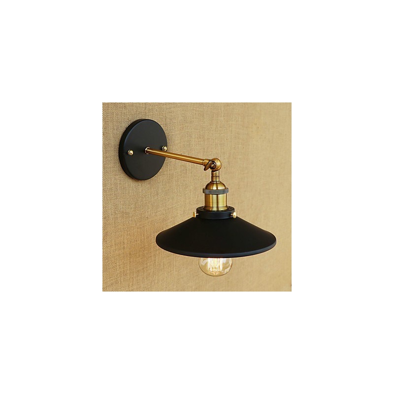 Aplique de pared con luz ambiental estilo mini con pintura retro campestre