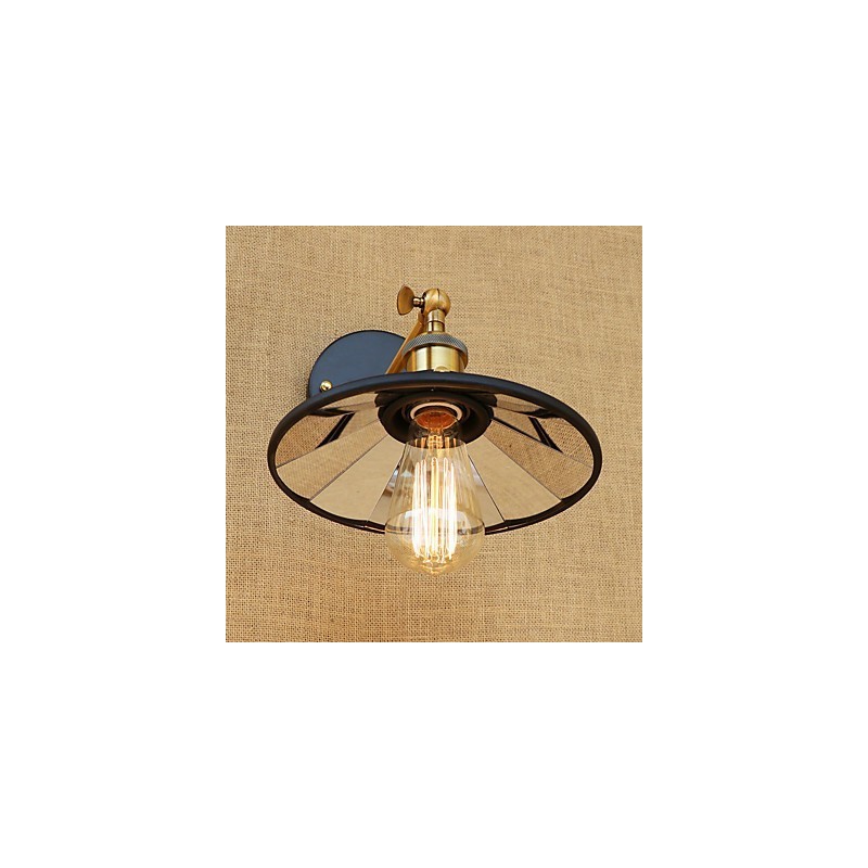 Aplique de pared con luz ambiental estilo mini con pintura retro campestre